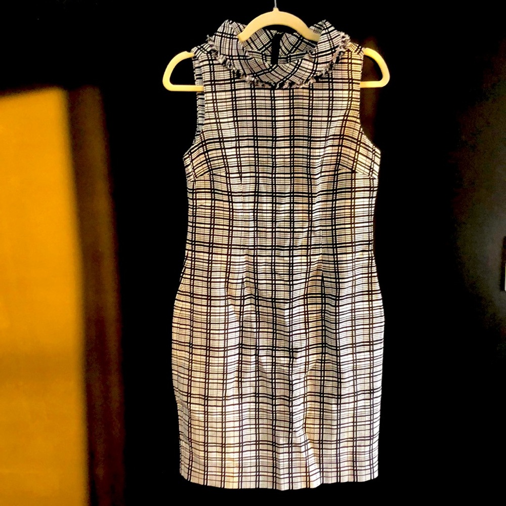 Karl Lagerfeld sleeveless jacquard dress